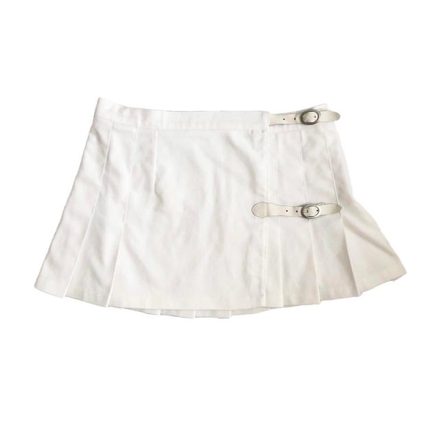 Brandy Melville Women's Casual Skirt - White/Cream - S on Productcaster.