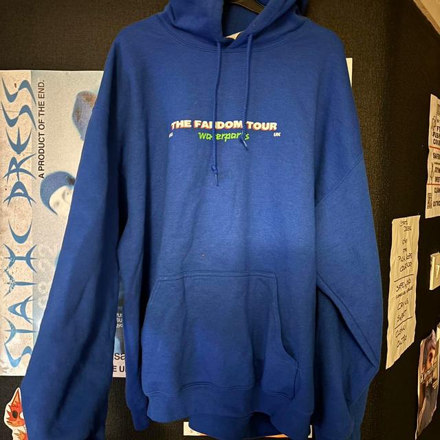 Men's Hoodie - Blue/Green - XL on Productcaster.