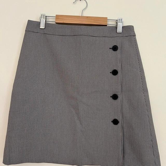 Hobbs Women's Work Skirt - Grey/Black - UK 10 on Productcaster.