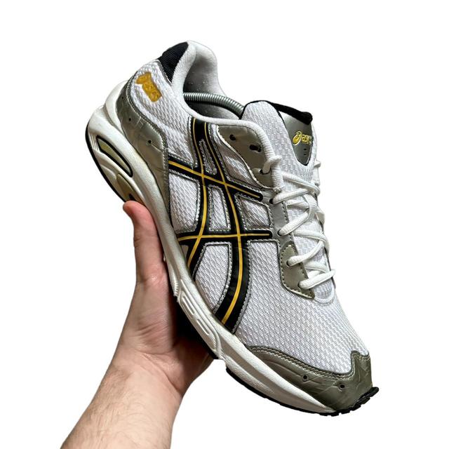 ASICS Men's Trainers - White/Yellow - UK 12 on Productcaster.