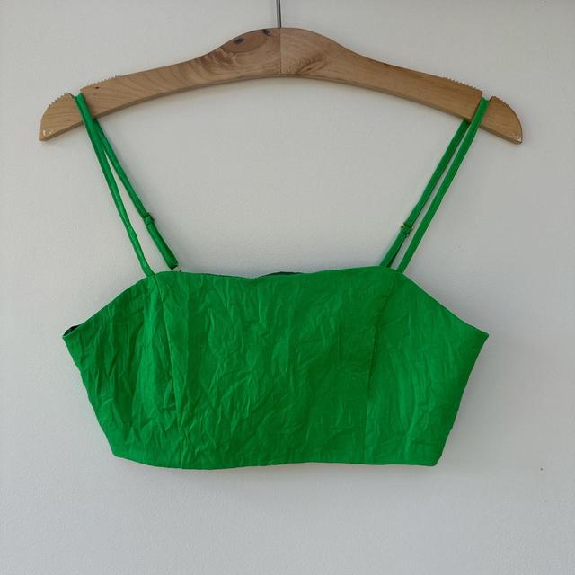 Topshop Women's Crop top - Green - 8 on Productcaster.