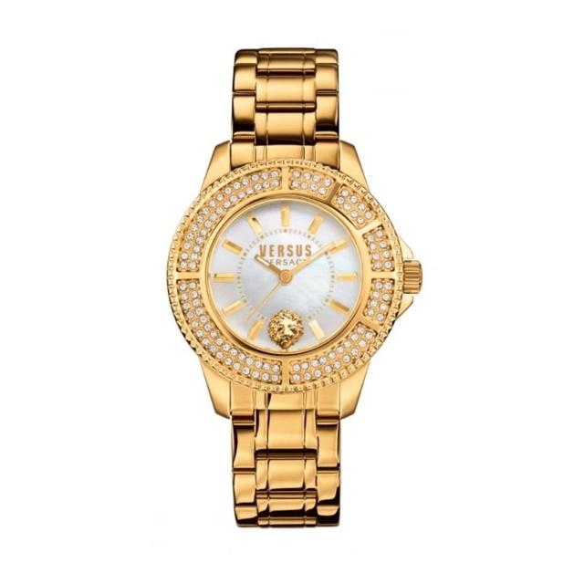 Versace Men's Analogue Watch - Gold on Productcaster.