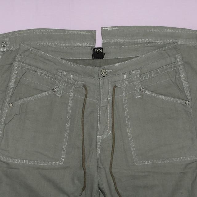 Vintage Women's Flare Trousers - Grey - UK 10 on Productcaster.