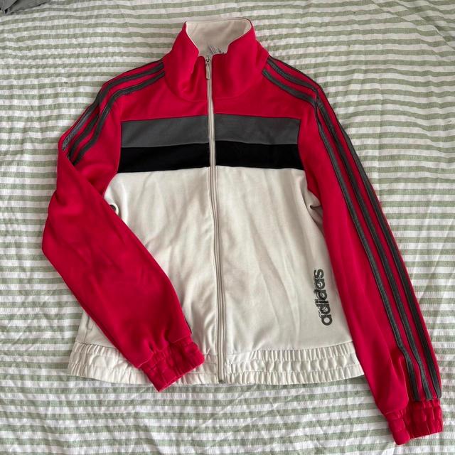 Adidas Women's Jacket - Red/Multi - UK 12 on Productcaster.