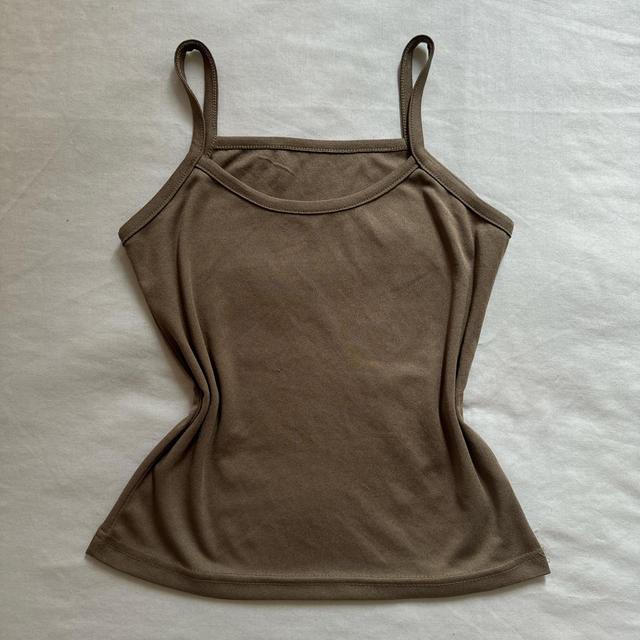 Vintage Women's Vest - Khaki/Green - S on Productcaster.