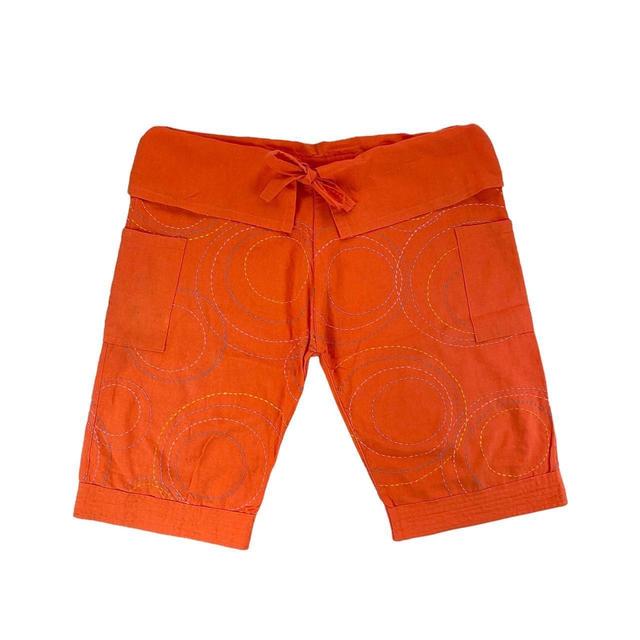 Preloved Women's Shorts - Orange - UK 18 on Productcaster.