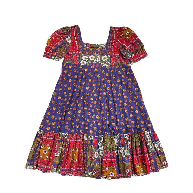 Vintage Women's A-line Dress - Multi - 12 on Productcaster.