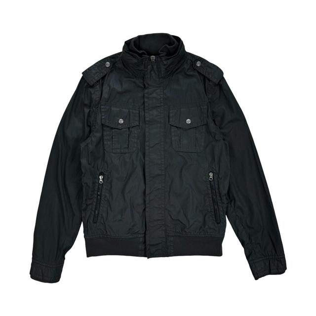 Levi's Men's Windbreaker Jacket - Black - S on Productcaster.