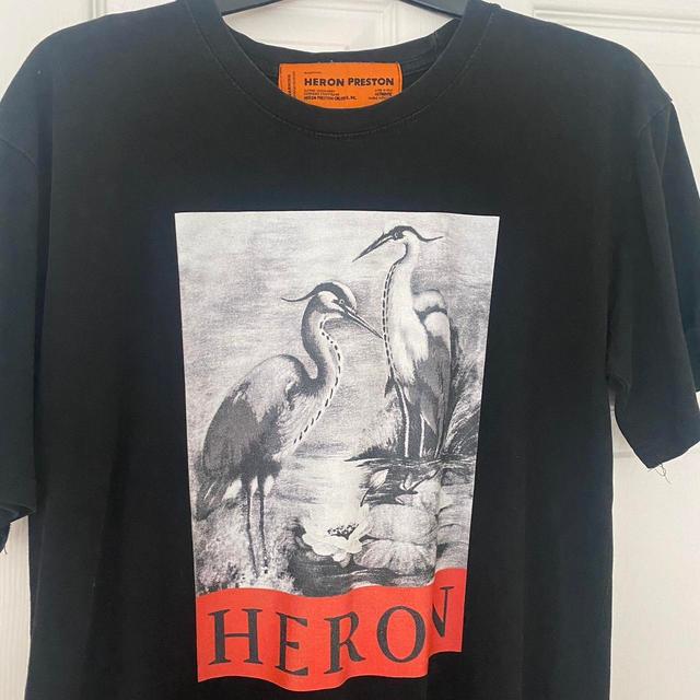 Heron Preston Men's T-shirt - Black - M on Productcaster.