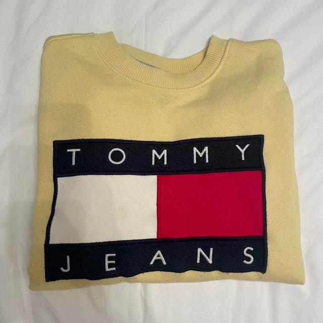 Tommy Hilfiger Men's Jumper - Yellow - XS on Productcaster.