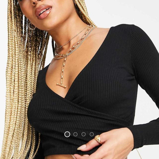 ASOS Women's Crop top - Black - 8 on Productcaster.