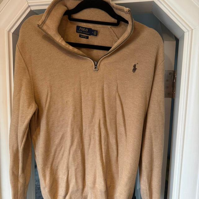 Polo Ralph Lauren Men's Jumper - Tan - M on Productcaster.