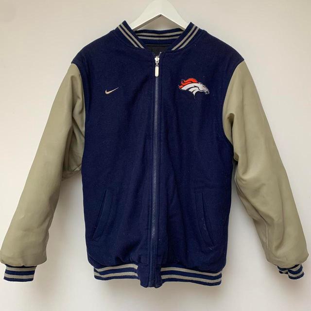 Nike Women's Varsity Jacket - Navy - S on Productcaster.