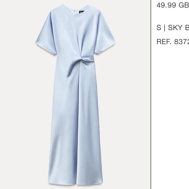 Zara Women's Dress - Blue - 8 on Productcaster.