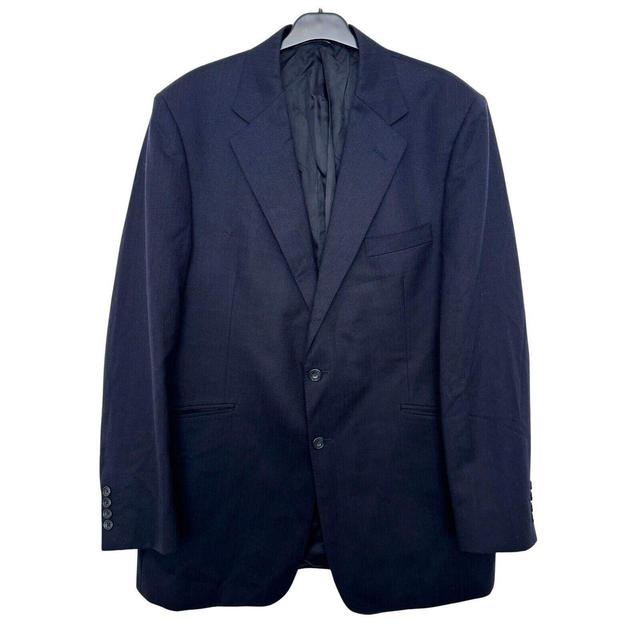 Aquascutum Men's Coat - Blue - XL on Productcaster.