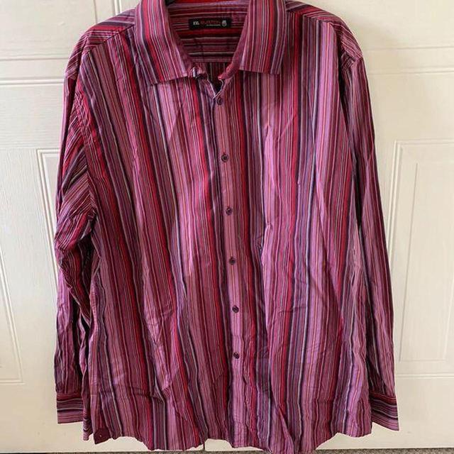 Preloved Men's Shirt - Burgundy - XXL on Productcaster.