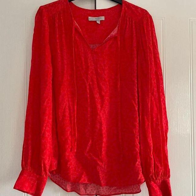 Hobbs Women's Blouse - Red - S on Productcaster.