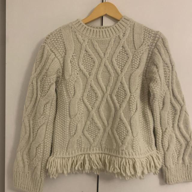 & Other Stories Women's Jumper - Cream/Grey - 6 on Productcaster.