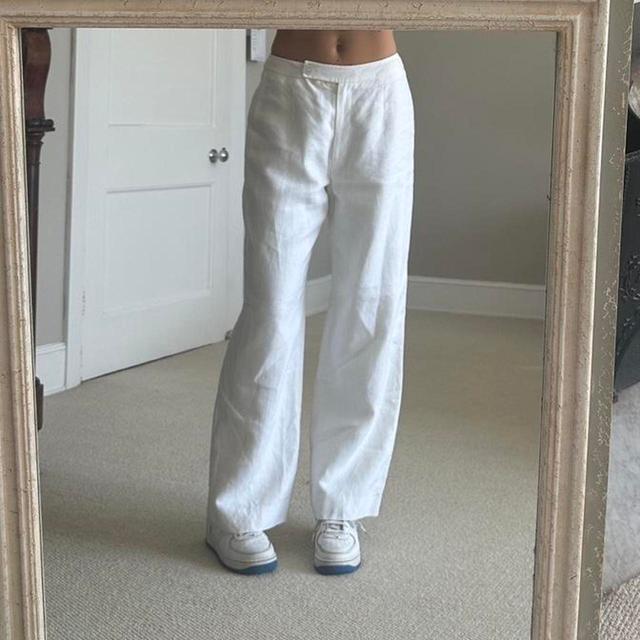 Women's Trousers - White - One size on Productcaster.