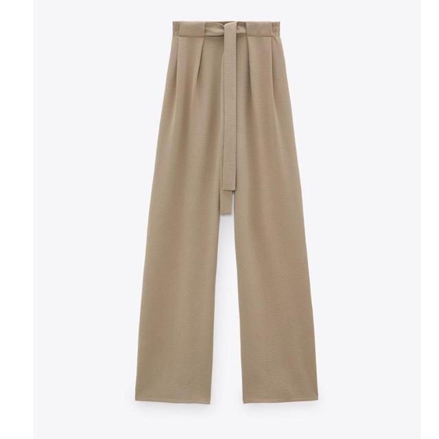 Zara Women's Trousers - Tan/Brown - S on Productcaster.