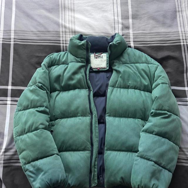 Tommy Hilfiger Men's Puffer Jacket - Green - M on Productcaster.