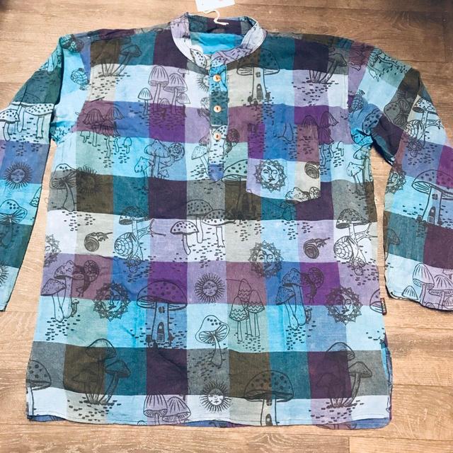 Men's Shirt - Multi/Blue - S on Productcaster.