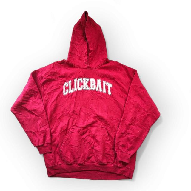 Gildan Men's Hoodie - Burgundy - L on Productcaster.