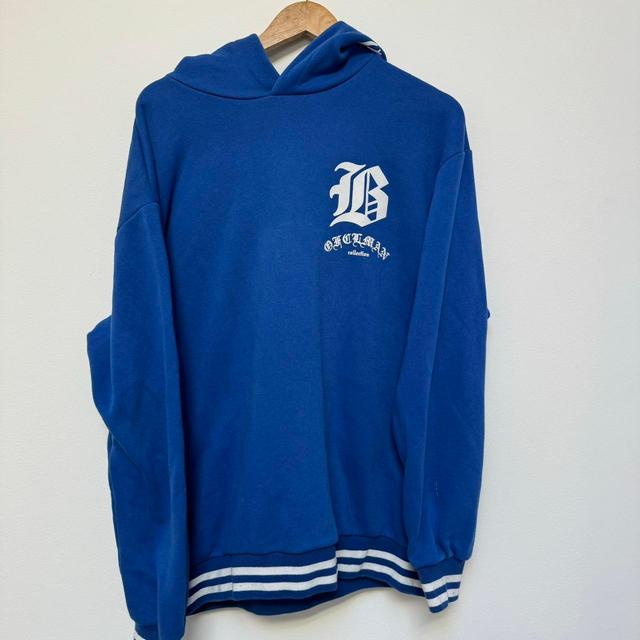 BoohooMAN Men's Hoodie - Blue - L on Productcaster.