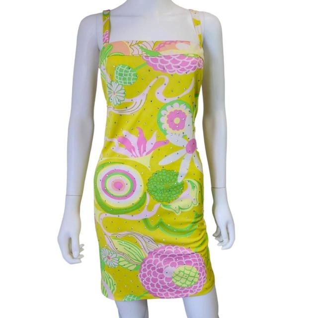 Dolce & Gabbana Women's Mini Dress - Yellow - 12 on Productcaster.