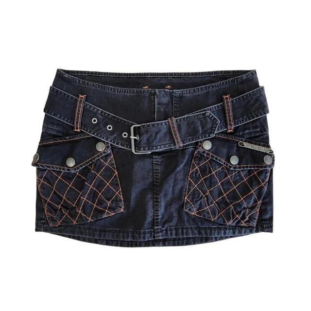 Diesel Women's Mini Skirt - Black - UK 6 on Productcaster.