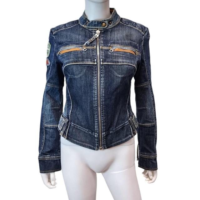 Miss Sixty Women's Denim Jacket - Blue/Navy - UK 6 on Productcaster.