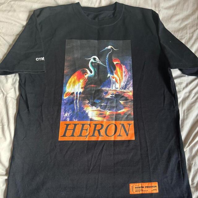 Heron Preston Men's T-shirt - Black - S on Productcaster.