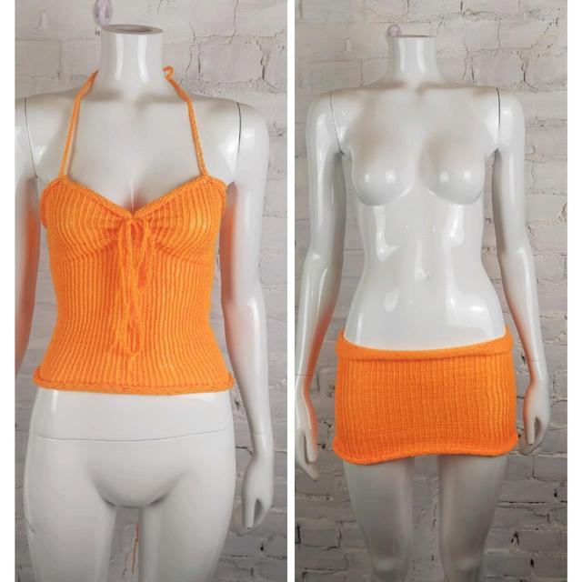 Handmade Women's Suit - Orange - XS on Productcaster.