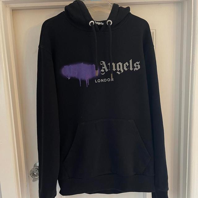 Palm Angels Men's Hoodie - Black - XS on Productcaster.