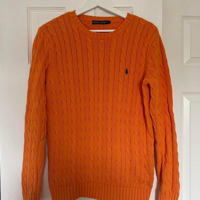 Ralph Lauren Women's Jumper - Orange - L on Productcaster.