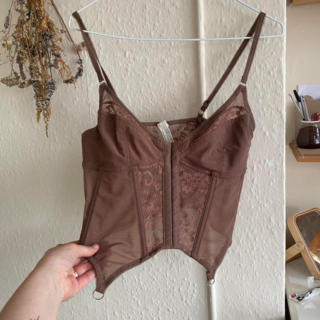 Urban Outfitters Women's Corset - Brown - S on Productcaster.