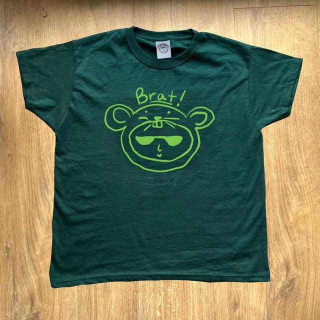 Handmade Women's T-shirt - Green - 10 on Productcaster.