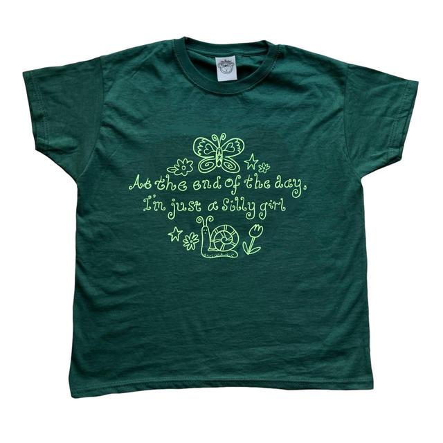 UGG Women's T-shirt - Green/Khaki - 6 on Productcaster.