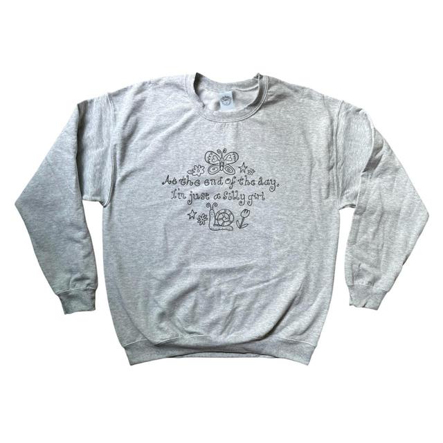 Custom Women's Sweatshirt - Grey - S on Productcaster.