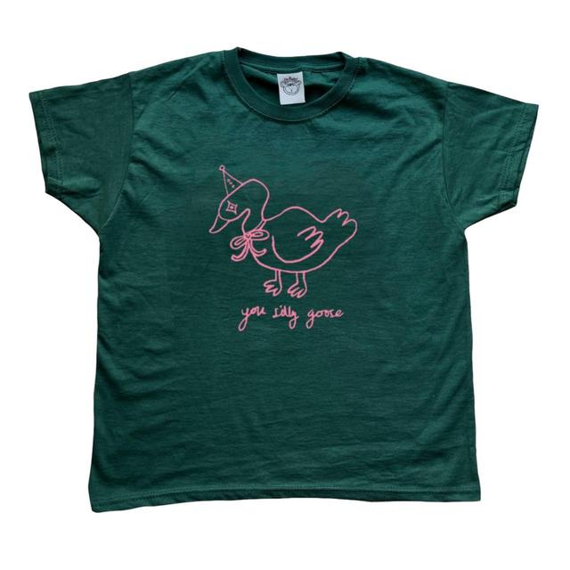 Stüssy Women's T-shirt - Green/Pink - 6 on Productcaster.