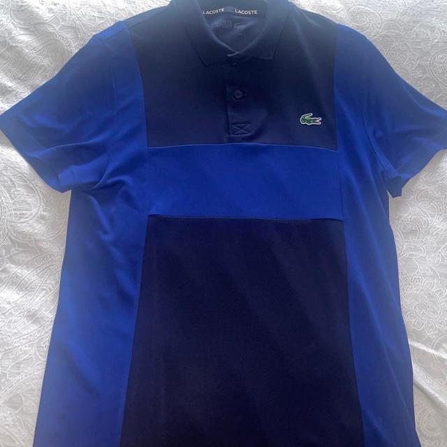 Lacoste Men's Polo shirt - Blue/Navy - M on Productcaster.