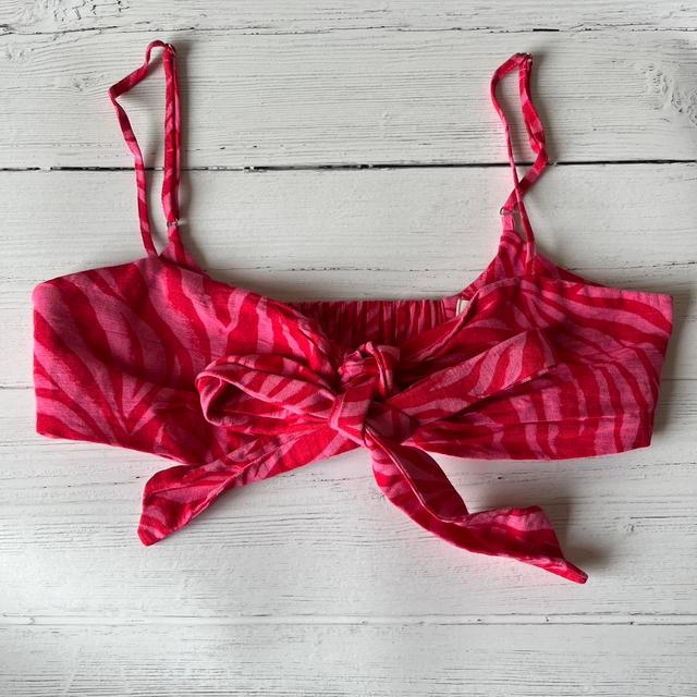 H&M Women's Crop top - Pink/Red - S on Productcaster.