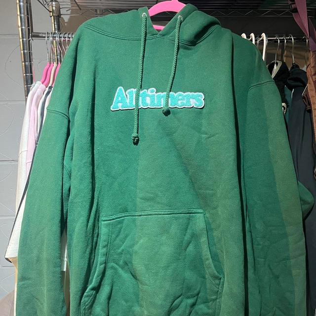 Alltimers Men's Hoodie - Green - L on Productcaster.