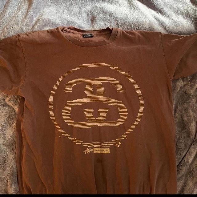 Stüssy Women's T-shirt - Brown/Tan - 8 on Productcaster.