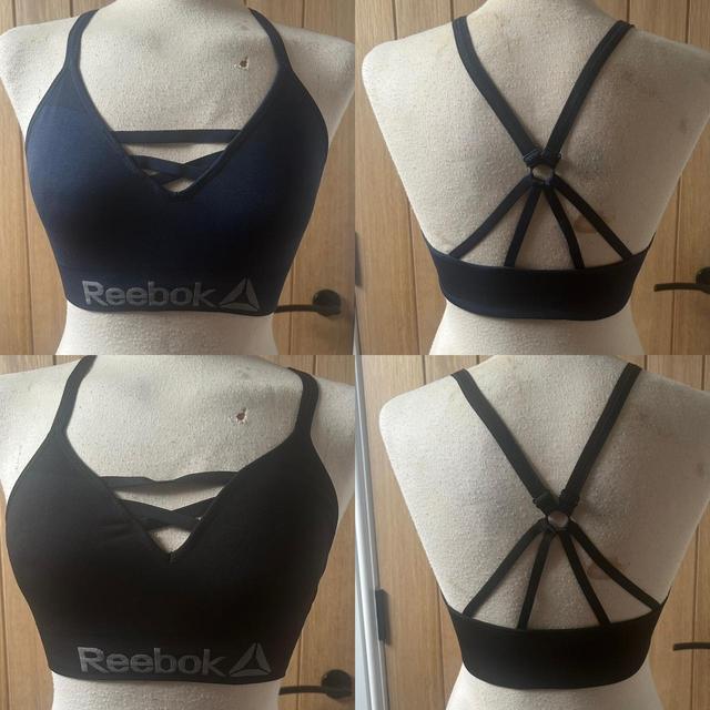 Reebok Women's Crop top - Black/Navy - M on Productcaster.