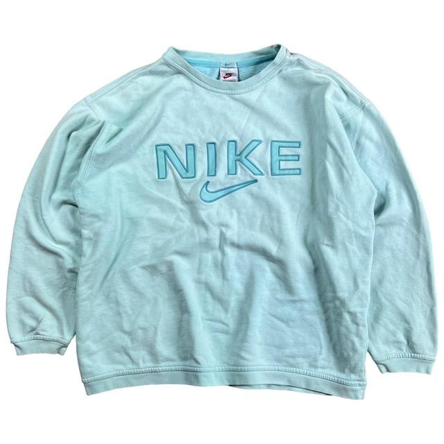 Nike Women's Sweatshirt - Blue - M on Productcaster.