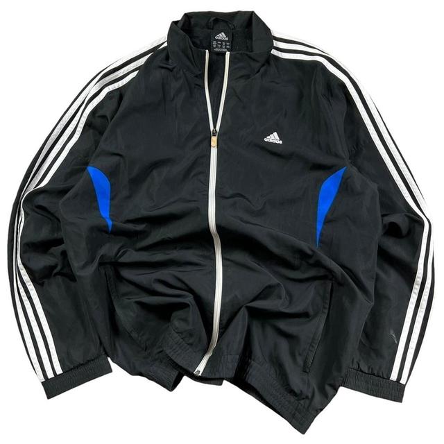 Adidas Men's Lightweight Jacket - Black/White - XL on Productcaster.