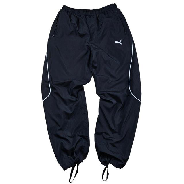 Puma Men's Sweatpants - Black/White - M on Productcaster.