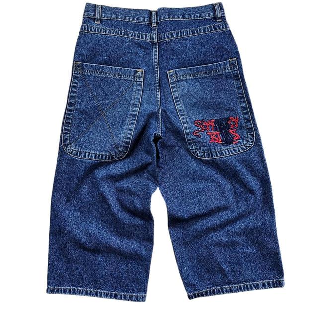 Vintage Men's Shorts - Blue/Navy - 28 on Productcaster.