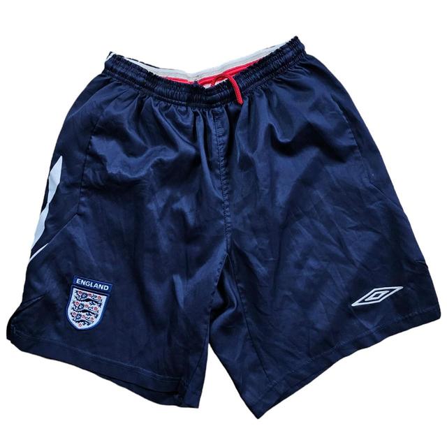 Umbro Men's Shorts - White/Navy - M on Productcaster.